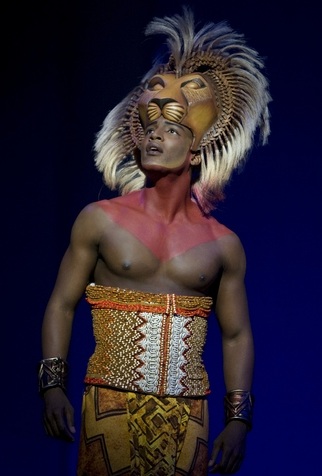 Clifton Oliver As Simba in Lion King Broadway